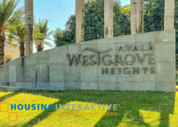 residential lot for sale in ayala westgrove heights