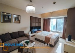 fully furnished studio unit for lease at one central