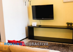 fully furnished studio unit for lease at two serendra