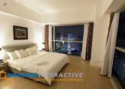 fully furnished 2br unit with balcony for lease at one shangri-la place