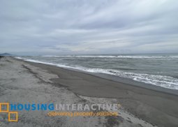beach front lot for sale at maloma, san felipe, zambales