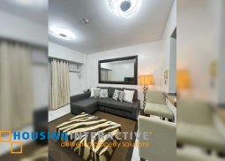 fully furnished 1br unit with balcony for sale at two serendra
