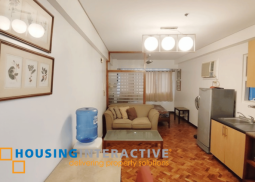 fully furnsihed studio unit for lease/sale in the columns ayala