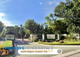 residential vacant lot for sale in ayala heights, quezon