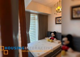 fully furnished 1br unit with balcony for lease at central park west