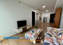 fully furnished 1br unit with balcony for lease at two serendra