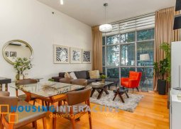 fully furnished 1br unit with parking for lease at one serendra