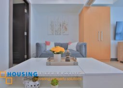 fully furnished 1br unit for sale at uptown parksuites