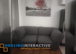 fully furnished studio unit with balcony for lease at the grand midori