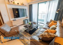 fully furnished 1br unit for lease at one uptown residences
