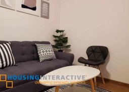 fully furnished 1br unit for lease at the rise