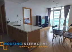 fully furnished 1br unit with balcony for lease at park terraces