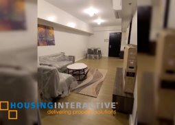 fully furnished 1br unit with balcony for lease at park triangle residences