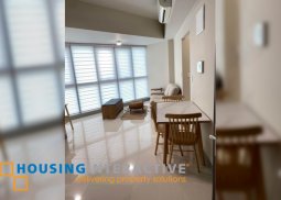 fully furnished 1br unit with balcony for lease at uptown parksuites