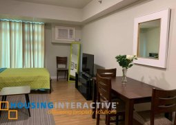 fully furnished studio unit for lease at kroma tower