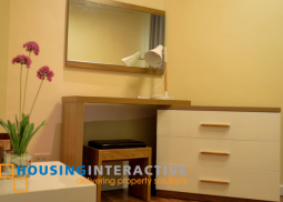 fully furnished 3br condo unit for lease at bonifacio ridge
