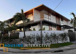 5br modern house w/ basement for sale in ayala alabang village