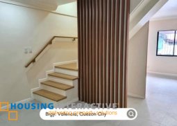 2br modern townhouse for sale/rent in brg. valencia, quezon