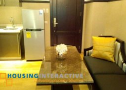 fully furnished 1br unit with balcony for lease at the milano residences