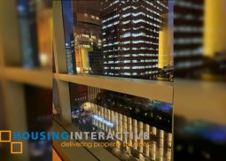 fully furnished 1br unit with balcony for lease at one uptown residences