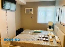 fully furnished 1br unit with balcony for lease at avida towers 34th