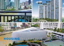 fully furnished 1br unit with balcony for lease at acqua private residences