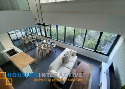 fully furnished 2br unit with balcony for lease at one rockwell