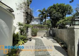 colonial architecture inspired house in dasmariñas village for lease