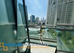 fully furnished 1br unit with balcony for lease at acqua private residences