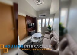 fully furnished 1br unit with balcony for lease at time square west