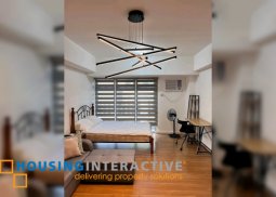 fully furnished studio unit for lease at verve residences