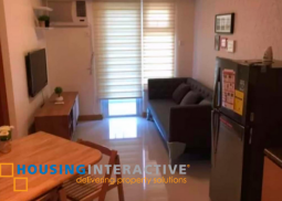 fully furnished 1br unit with balcony for lease at trion towers