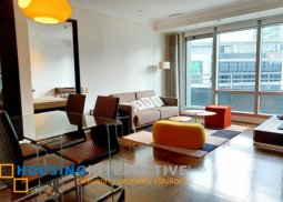 fully furnished 1br unit with balcony for lease at one mckinley place