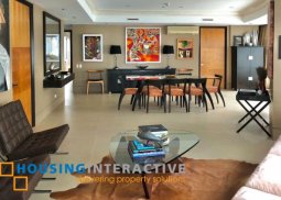 fully furnished 3br unit with balcony for lease at one mackinley  place