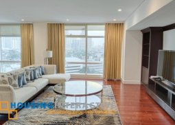 fully furnished 3br unit for lease at one roxas triangle