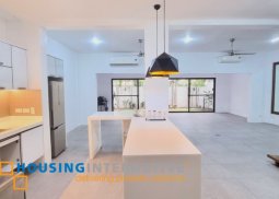 newly renovated townhouse for lease at ecology village, makati