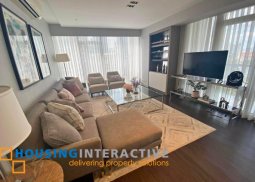 fully furnished 3br unit for lease in proscenium at rockwell