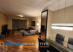 fully furnished 1br unit with parking for lease at amorsolo square