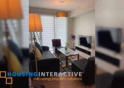 fully furnished 2br unit with balcony for lease in two serendra, sequoia tower
