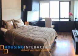modern interior decorated 1br condo unit for rent at the joya lofts and towers makati