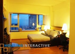 nice studio condo unit for rent at the st. francis shangri la place