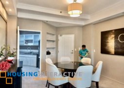 fully furnished 2br unit with parking for sale in bonifacio ridge