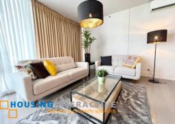 fully furnished 3br unit with parking for sale in proscenium at rockwell