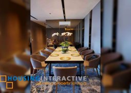 fully furnished 3br unit with parking for lease in garden towers