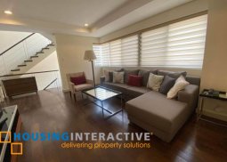 fully furnished townhouse for sale in rockwell, santolan