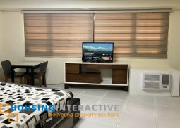 fully furnished studio unit for lease in the icon residences