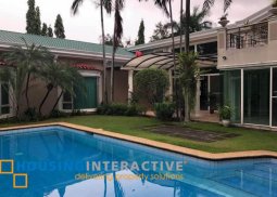 for lease house bungalow semi furnished in dasmarinas village makati