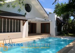 a sprawling 4br bungalow house for lease in ayala alabang village