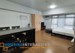 fully furnished studio unit for rent at verve residences