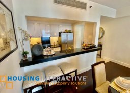 fully furnished 1br unit with parking for sale in raffles residences